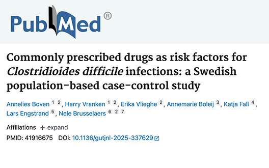 Commonly prescribed drugs as risk factors for Clostridioides difficile infections: A Swedish population-based case-control study