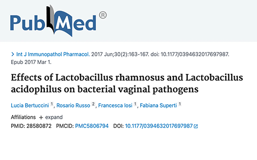 Effects of Lactobacillus rhamnosus and Lactobacillus acidophilus on bacterial vaginal pathogens