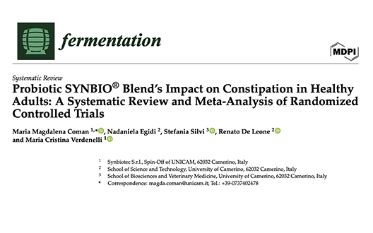 Probiotic SYNBIO® Blend’s Impact on Constipation in Healthy Adults: A Systematic Review and Meta-Analysis of Randomized Controlled Trials